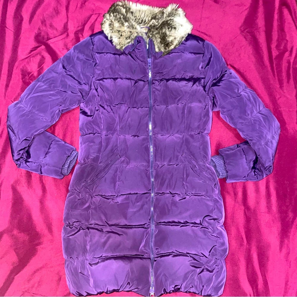 Purple Old Navy Puffer Coat